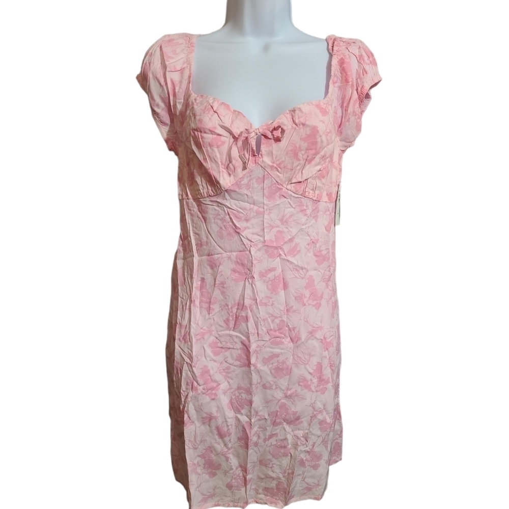 NEW ABOUND pink sweetheart dress S